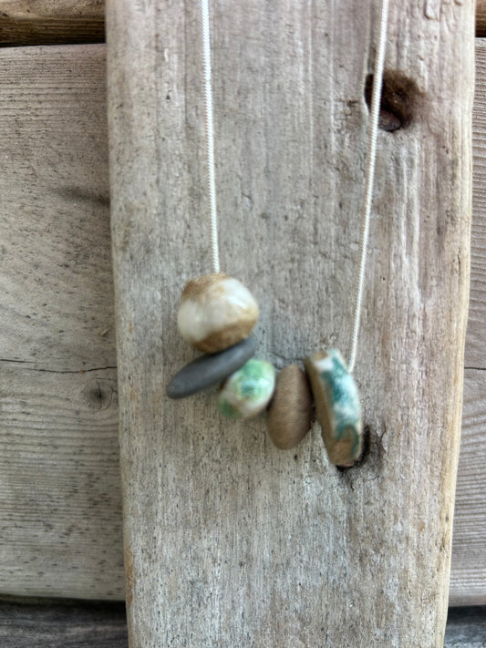 Pottery Bead necklace